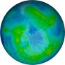 Antarctic ozone map for 2024-03-21